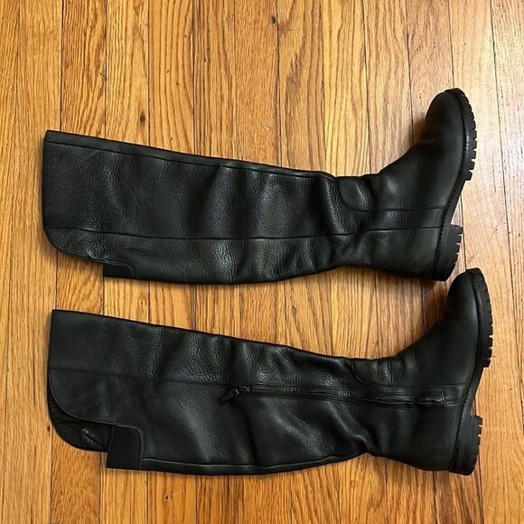 Cole Haan fleece lined leather knee high boots size 5.5 - Picture 8 of 9